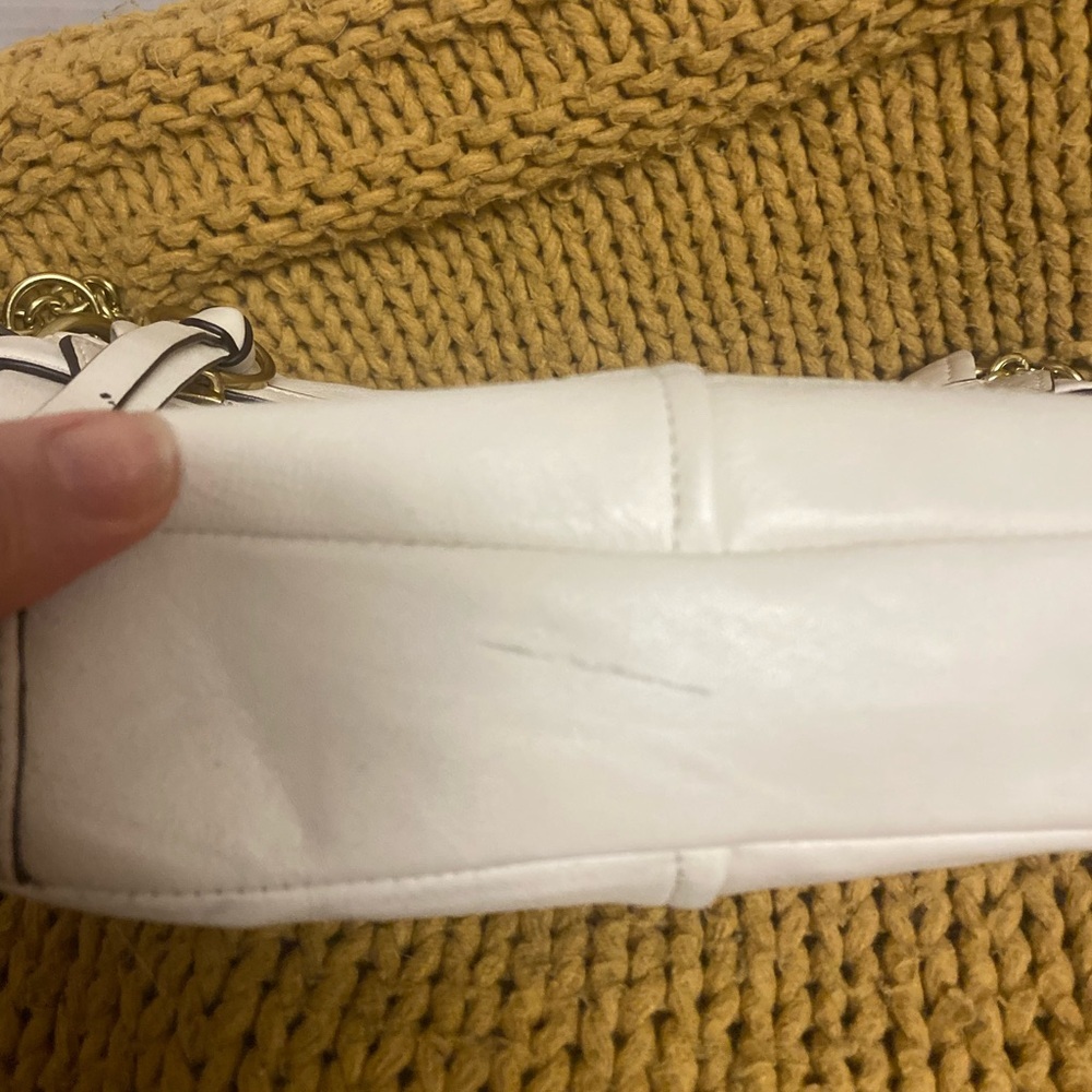 Coach Cream Vintage Chelsea Leather Convertible Crossbody Bag F17825 - Picture 14 of 14